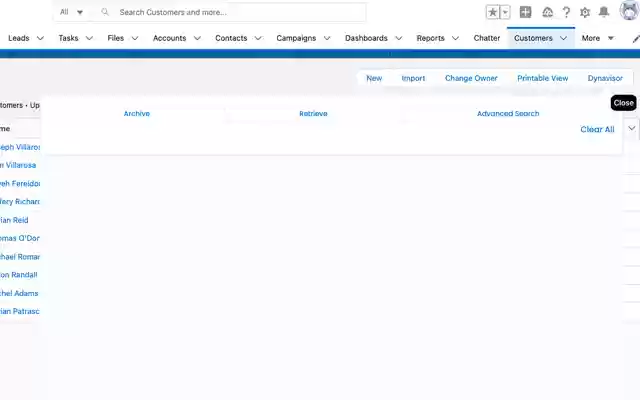 Dynavisor Salesforce Data Management from Chrome web store to be run with OffiDocs Chromium online Dynavisor Salesforce Data Management from Chrome web store to be run with OffiDocs Chromium online