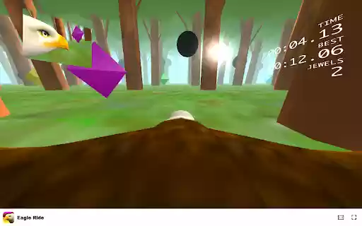 Eagle Ride Game Soar through the woods and avoid obstacles!  from Chrome web store to be run with OffiDocs Chromium online