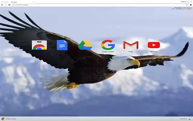 EAGLE Theme  from Chrome web store to be run with OffiDocs Chromium online