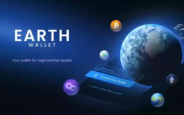 Earth Wallet  from Chrome web store to be run with OffiDocs Chromium online