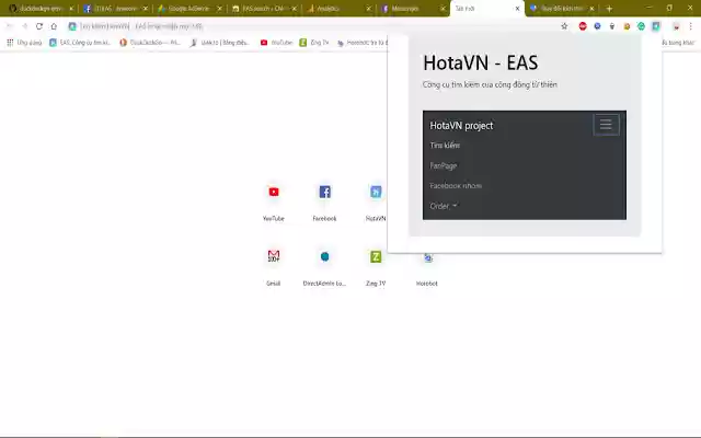 EAS search  from Chrome web store to be run with OffiDocs Chromium online
