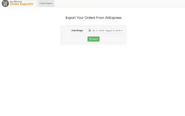 Easy AliExpress Order Exporter  from Chrome web store to be run with OffiDocs Chromium online