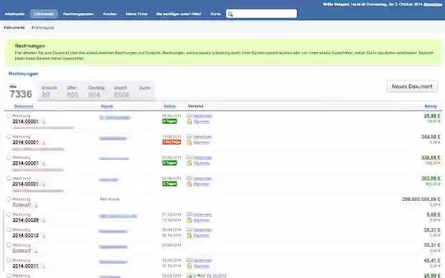 easybill Rechnung online schreiben  from Chrome web store to be run with OffiDocs Chromium online