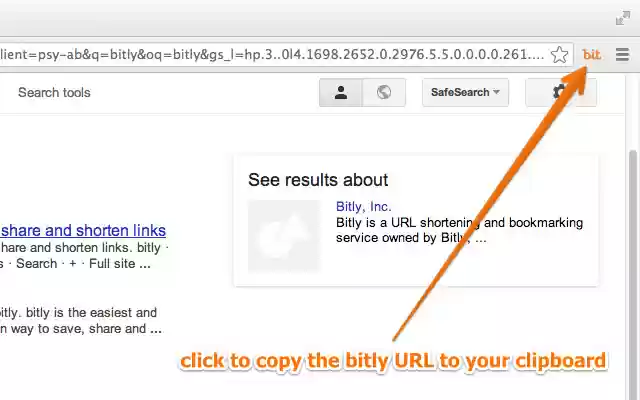 easyBitly  from Chrome web store to be run with OffiDocs Chromium online