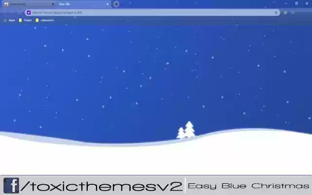 Easy Blue Christmas 2  from Chrome web store to be run with OffiDocs Chromium online