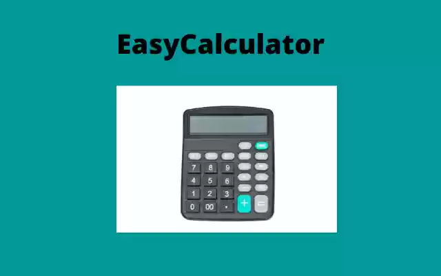Chrome 网上商店中的 easycalculator 将与 OffiDocs Chromium 在线运行