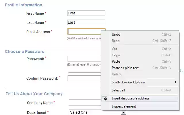 Easy disposable email address from Chrome web store to be run with OffiDocs Chromium online Easy disposable email address from Chrome web store to be run with OffiDocs Chromium online