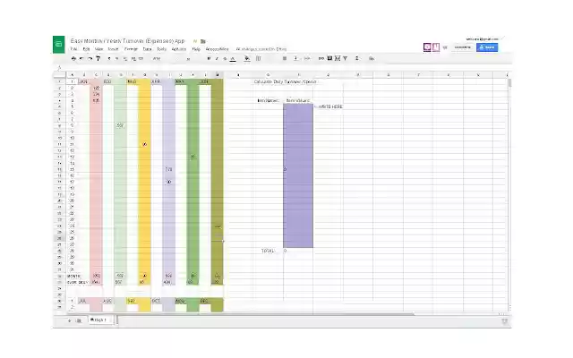 Easy Monthly Yearly Turnover /Expenses App. from Chrome web store to be run with OffiDocs Chromium online Easy Monthly Yearly Turnover /Expenses App. from Chrome web store to be run with OffiDocs Chromium online