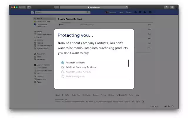 Easy Privacy  from Chrome web store to be run with OffiDocs Chromium online