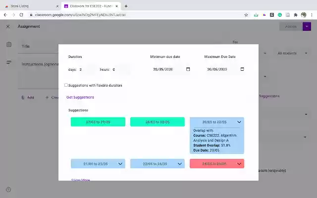 Easy Scheduler  from Chrome web store to be run with OffiDocs Chromium online