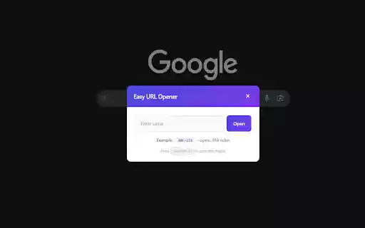 Easy URL Opener  from Chrome web store to be run with OffiDocs Chromium online