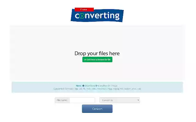 Easy Video Converter  from Chrome web store to be run with OffiDocs Chromium online
