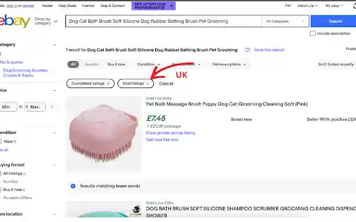 eBay Sold and Completed (US  UK)  from Chrome web store to be run with OffiDocs Chromium online