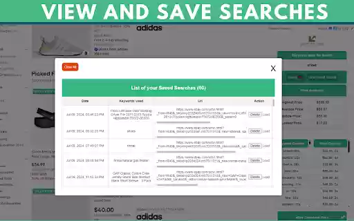 ebay Sold History, Offer History Average High Mid Low Price eBextractor  from Chrome web store to be run with OffiDocs Chromium online