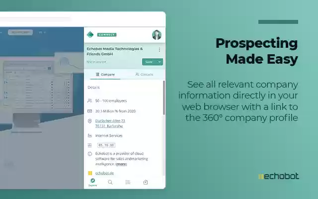 Echobot CONNECT  from Chrome web store to be run with OffiDocs Chromium online