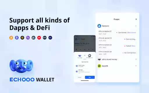 Echooo Wallet  from Chrome web store to be run with OffiDocs Chromium online