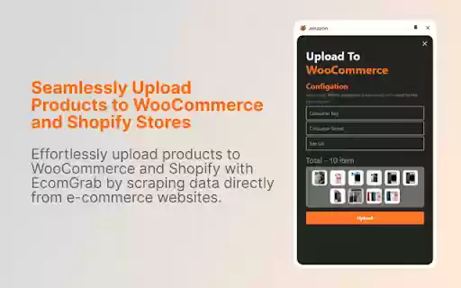 EcomGrab  from Chrome web store to be run with OffiDocs Chromium online