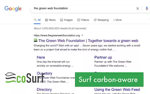 ecosurf  from Chrome web store to be run with OffiDocs Chromium online