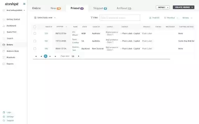 Edible Blooms Print Shipping Labels  from Chrome web store to be run with OffiDocs Chromium online