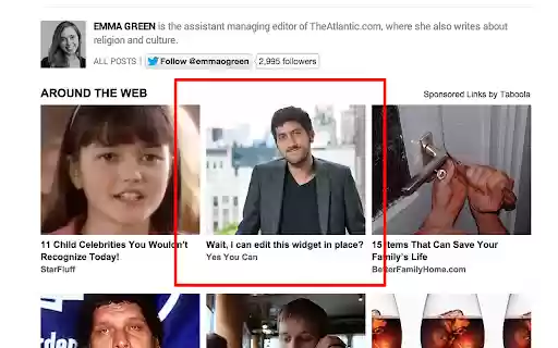 Edit Taboola Widget  from Chrome web store to be run with OffiDocs Chromium online