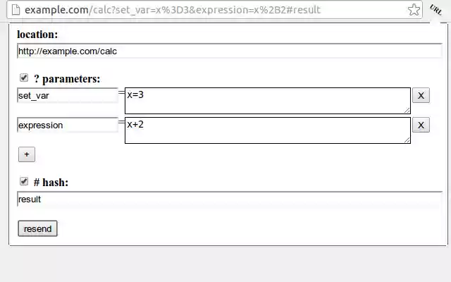 EditURL  from Chrome web store to be run with OffiDocs Chromium online