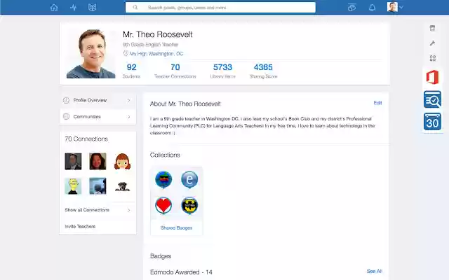 Edmodo from Chrome web store to be run with OffiDocs Chromium online Edmodo from Chrome web store to be run with OffiDocs Chromium online