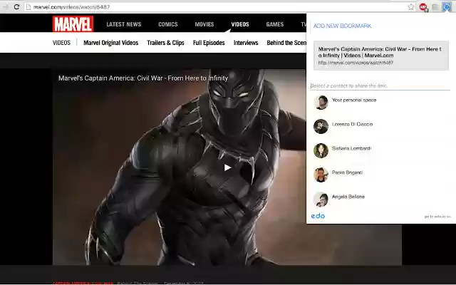 edo.io bookmarks  from Chrome web store to be run with OffiDocs Chromium online