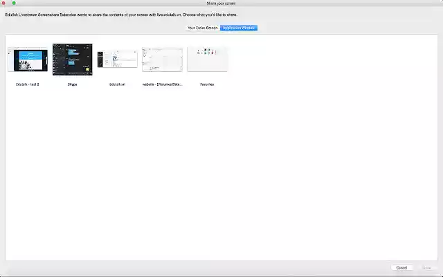 Edutalk.vn Screenshare Extension  from Chrome web store to be run with OffiDocs Chromium online