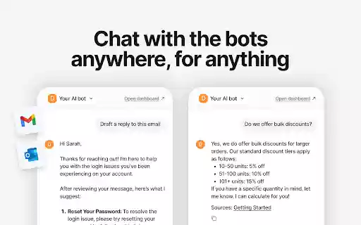 eesel AI: ChatGPT Sidebar for AI in Google Docs, Zendesk  more  from Chrome web store to be run with OffiDocs Chromium online