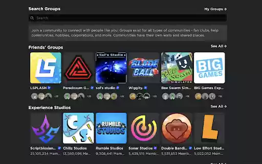 Efazs Roblox Communities Renamer  from Chrome web store to be run with OffiDocs Chromium online