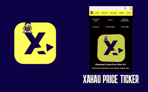 Ekiserrepes Xahau Price Ticker  from Chrome web store to be run with OffiDocs Chromium online