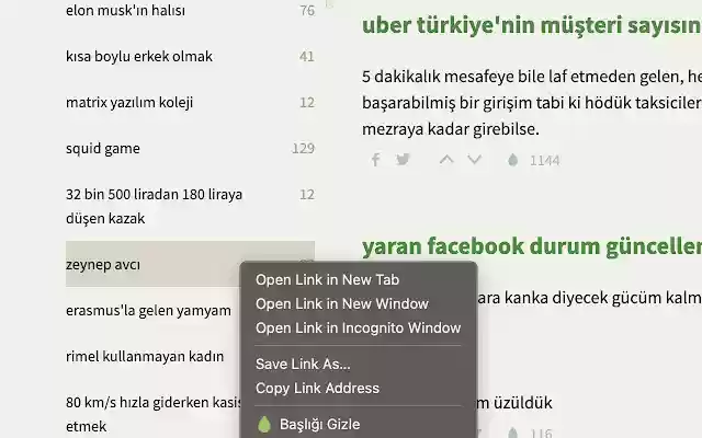 Ekşi Sözlük Başlık Gizleme from Chrome web store to be run with OffiDocs Chromium online Ekşi Sözlük Başlık Gizleme from Chrome web store to be run with OffiDocs Chromium online