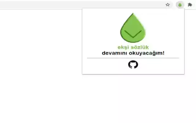 ekşi sözlük devamını okuyacağım!  from Chrome web store to be run with OffiDocs Chromium online