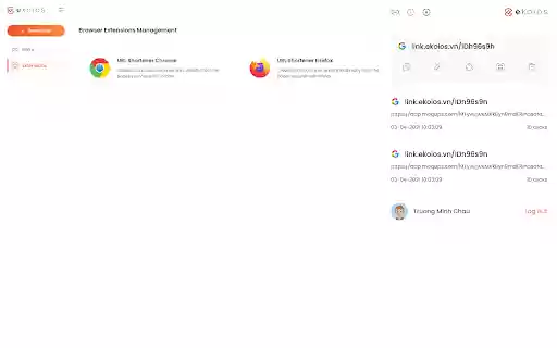 EkoLink  from Chrome web store to be run with OffiDocs Chromium online
