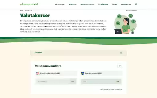 Ekonomivals valutaomvandlare: Aktuella växelkurser from Chrome web store to be run with OffiDocs Chromium online Ekonomivals valutaomvandlare: Aktuella växelkurser from Chrome web store to be run with OffiDocs Chromium online