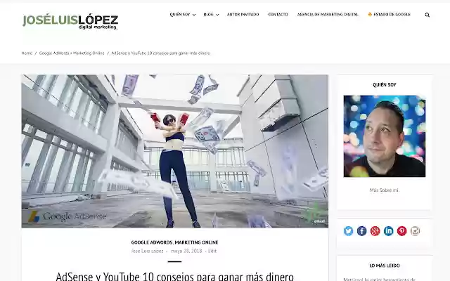El Blog de José Luis López from Chrome web store to be run with OffiDocs Chromium online El Blog de José Luis López from Chrome web store to be run with OffiDocs Chromium online