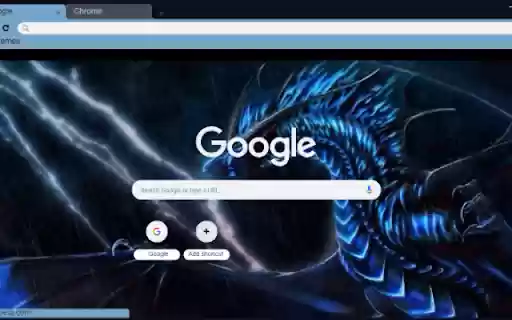 Electric Blue Dragon  from Chrome web store to be run with OffiDocs Chromium online