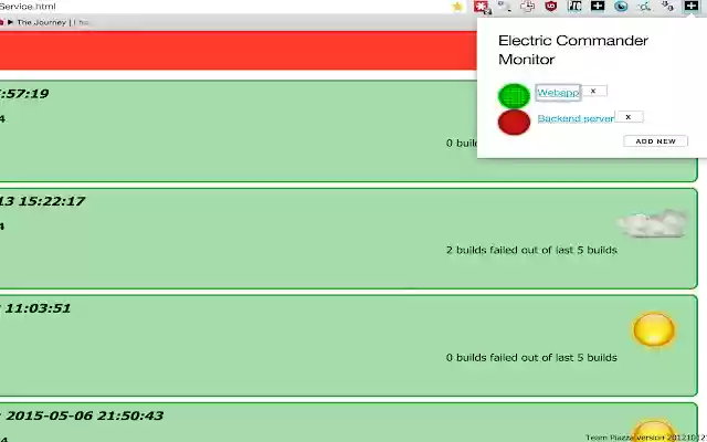 electric commander monitor  from Chrome web store to be run with OffiDocs Chromium online