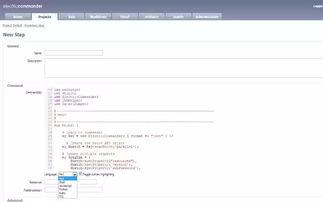 ElectricCommander Syntax Highlighting from Chrome web store to be run with OffiDocs Chromium online ElectricCommander Syntax Highlighting from Chrome web store to be run with OffiDocs Chromium online