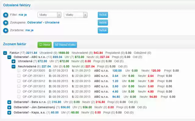 Elektronicky uctovnik  from Chrome web store to be run with OffiDocs Chromium online