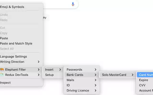 Elephant Filler  from Chrome web store to be run with OffiDocs Chromium online
