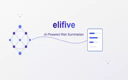 Elifive AI Summarizer  from Chrome web store to be run with OffiDocs Chromium online
