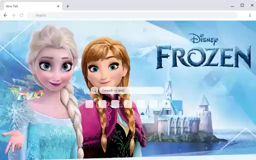Elsa Anna Frozen Live Wallpaper 4K in Chrome
