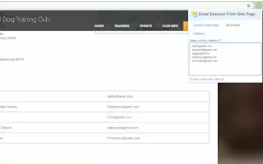Email Extractor From Web Page from Chrome web store to be run with OffiDocs Chromium online Email Extractor From Web Page from Chrome web store to be run with OffiDocs Chromium online