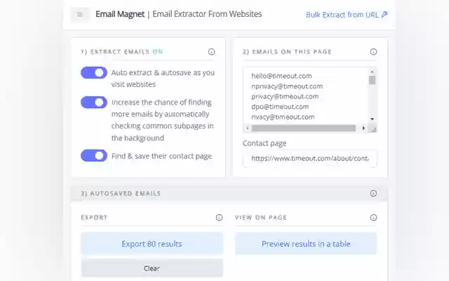 Email Extractor From Websites | Email Magnet from Chrome web store to be run with OffiDocs Chromium online Email Extractor From Websites | Email Magnet from Chrome web store to be run with OffiDocs Chromium online