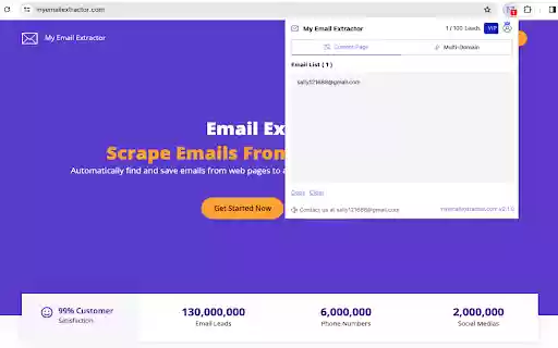 Email Extractor: Scrape Emails From Websites  from Chrome web store to be run with OffiDocs Chromium online