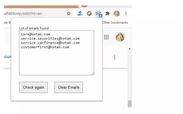 Email_Finder  from Chrome web store to be run with OffiDocs Chromium online