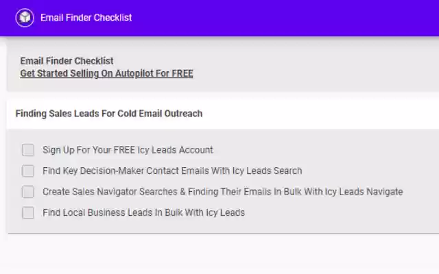 Email Finder Checklist from Chrome web store to be run with OffiDocs Chromium online Email Finder Checklist from Chrome web store to be run with OffiDocs Chromium online