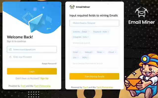 Email Miner from Chrome web store to be run with OffiDocs Chromium online Email Miner from Chrome web store to be run with OffiDocs Chromium online