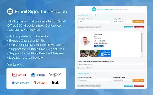 Email Signature Rescue from Chrome web store to be run with OffiDocs Chromium online Email Signature Rescue from Chrome web store to be run with OffiDocs Chromium online